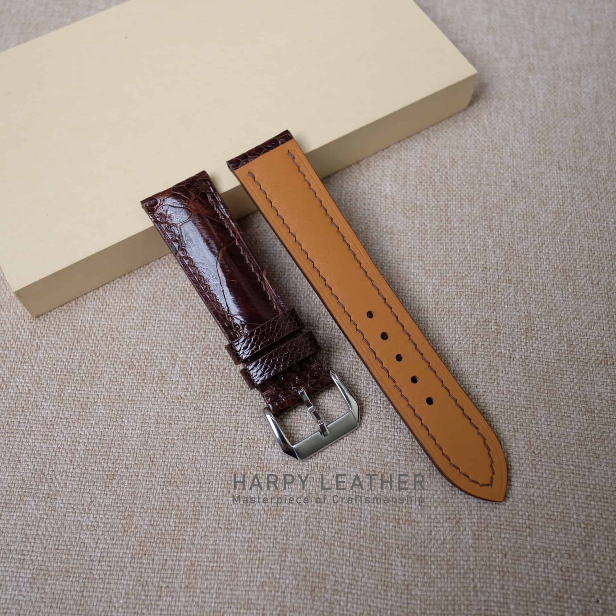 ostrich brown watch strap ostrich-brown-watch-strap