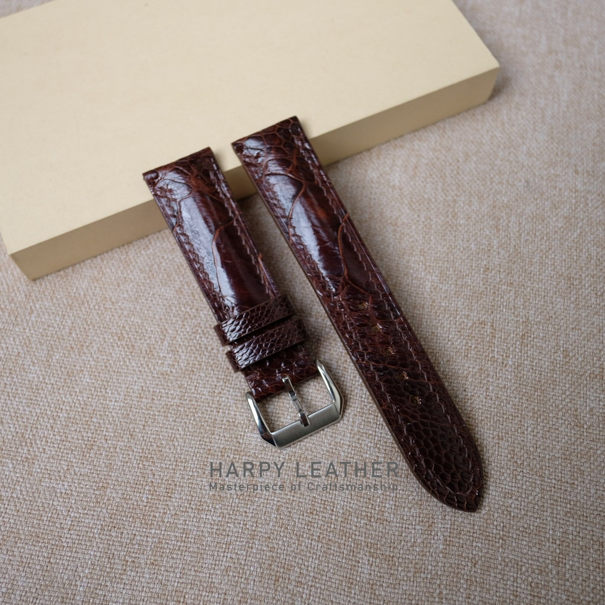 ostrich brown watch strap ostrich-brown-watch-strap