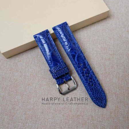 ostrich-electric-blue-watch-strap