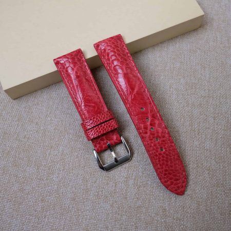 ostrich-red-watch-strap
