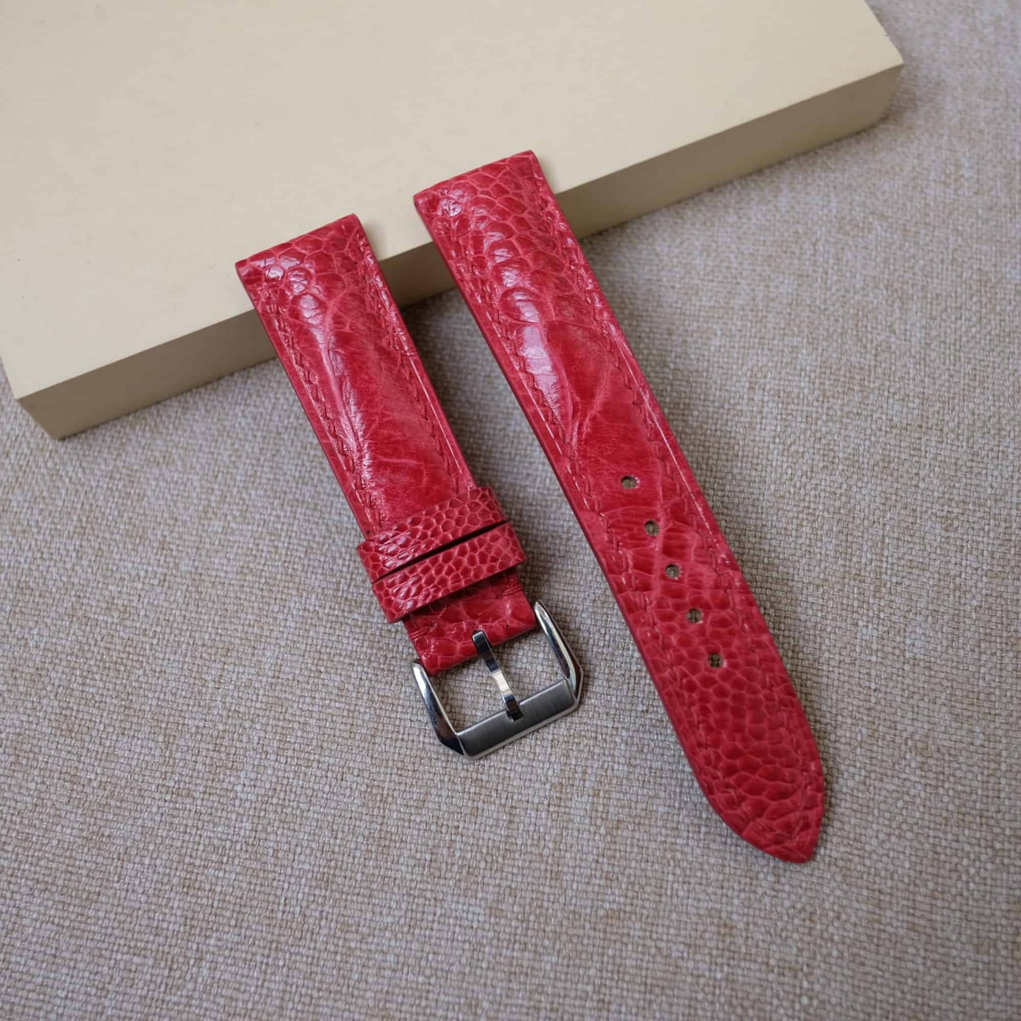 ostrich red watch strap ostrich-red-watch-strap