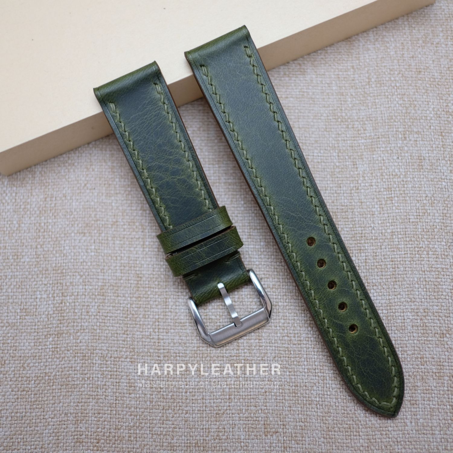 olive-waxy-flat-watch-strap-1 olive-waxy-flat-watch-strap