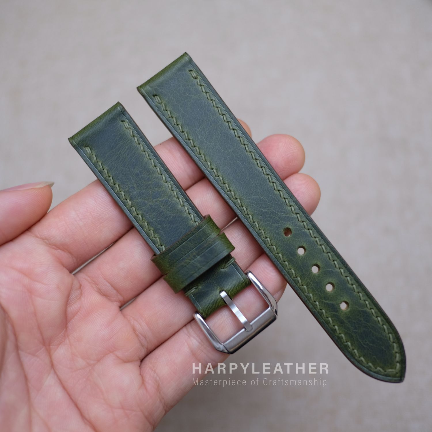 olive-waxy-flat-watch-strap-2 olive-waxy-flat-watch-strap