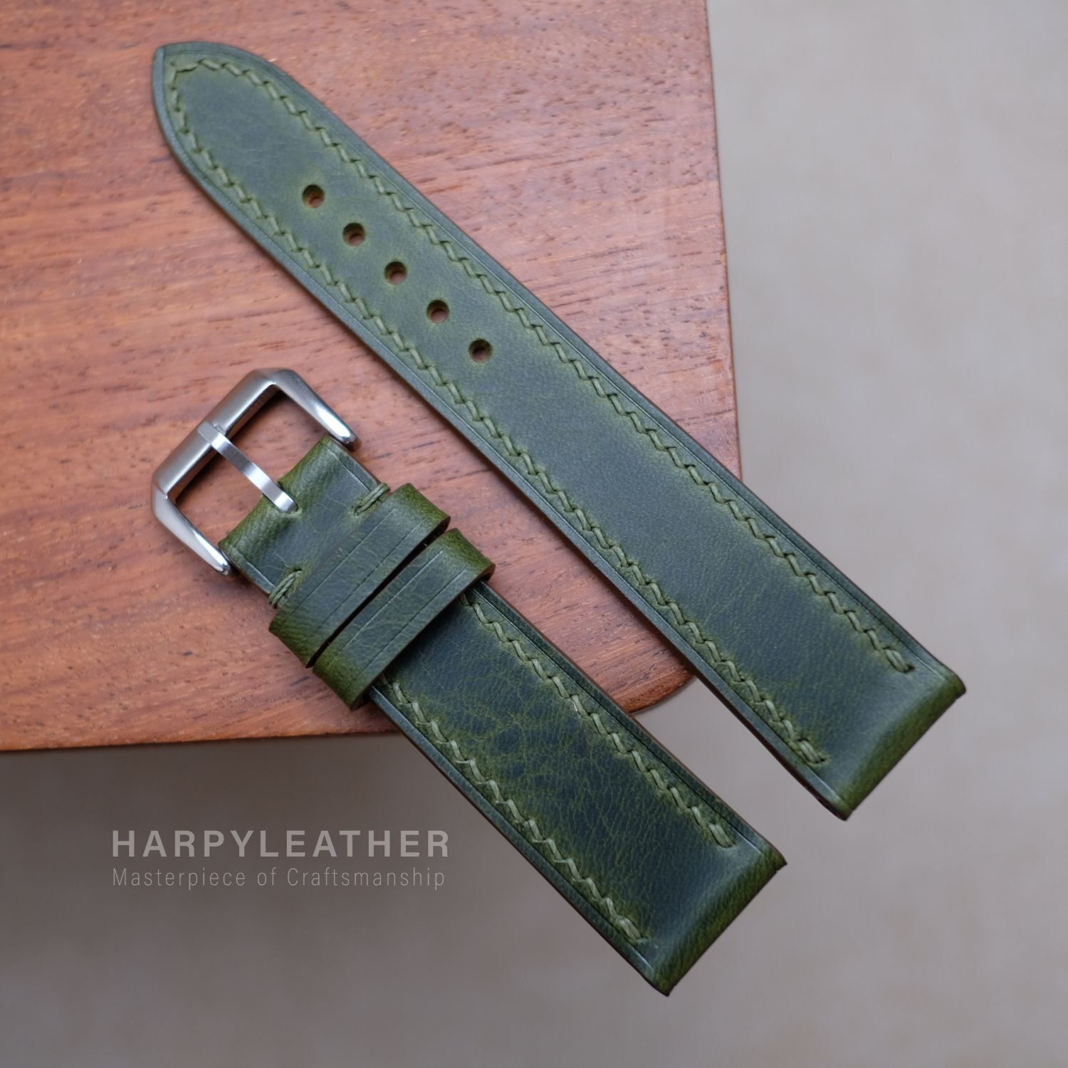 olive-waxy-flat-watch-strap-3 olive-waxy-flat-watch-strap