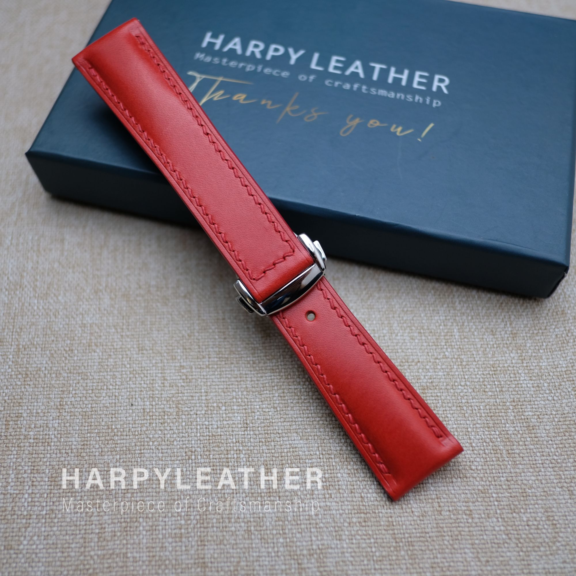 red buttero strap omega style clasp red-buttero-strap-omega-style-clasp