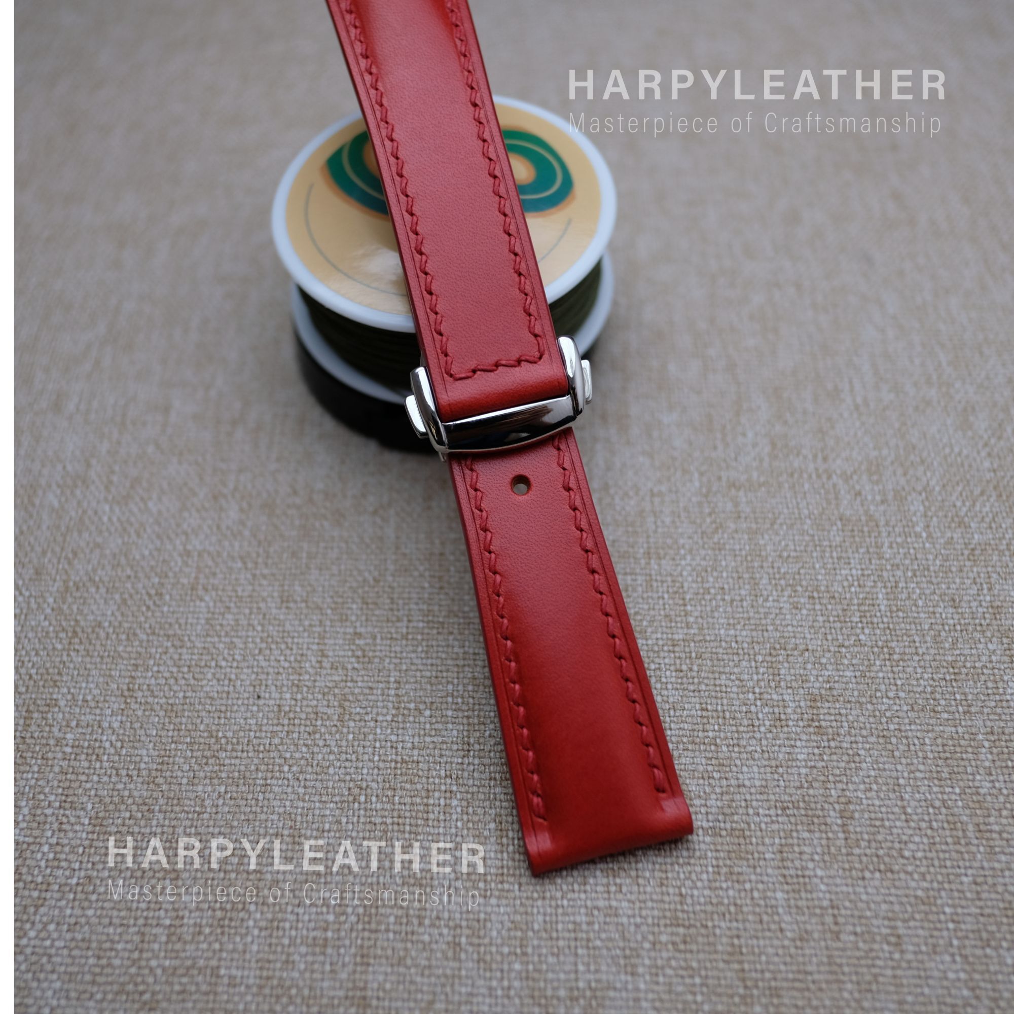 red buttero strap omega style clasp red-buttero-strap-omega-style-clasp