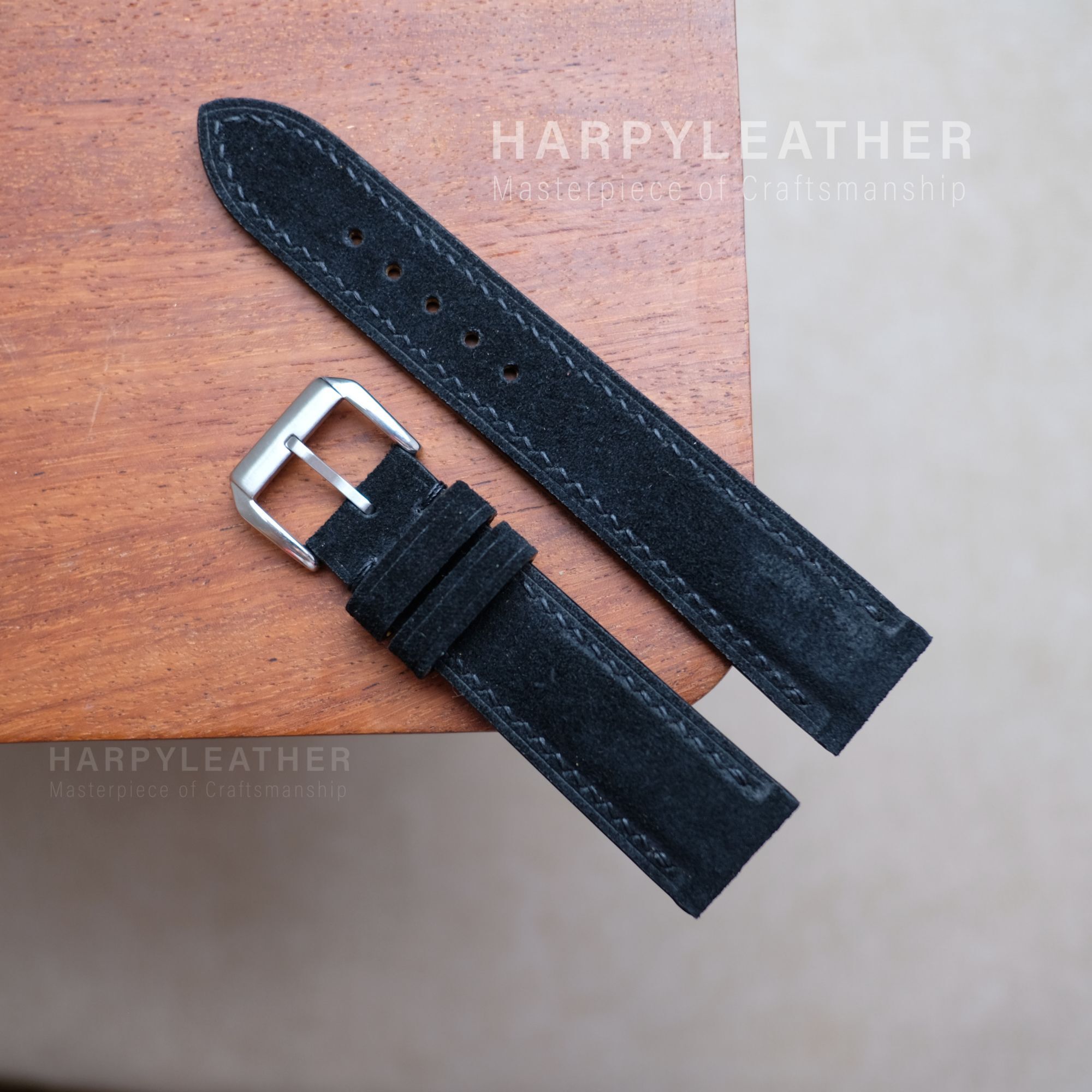 Black suede watch strap Black suede watch strap 4