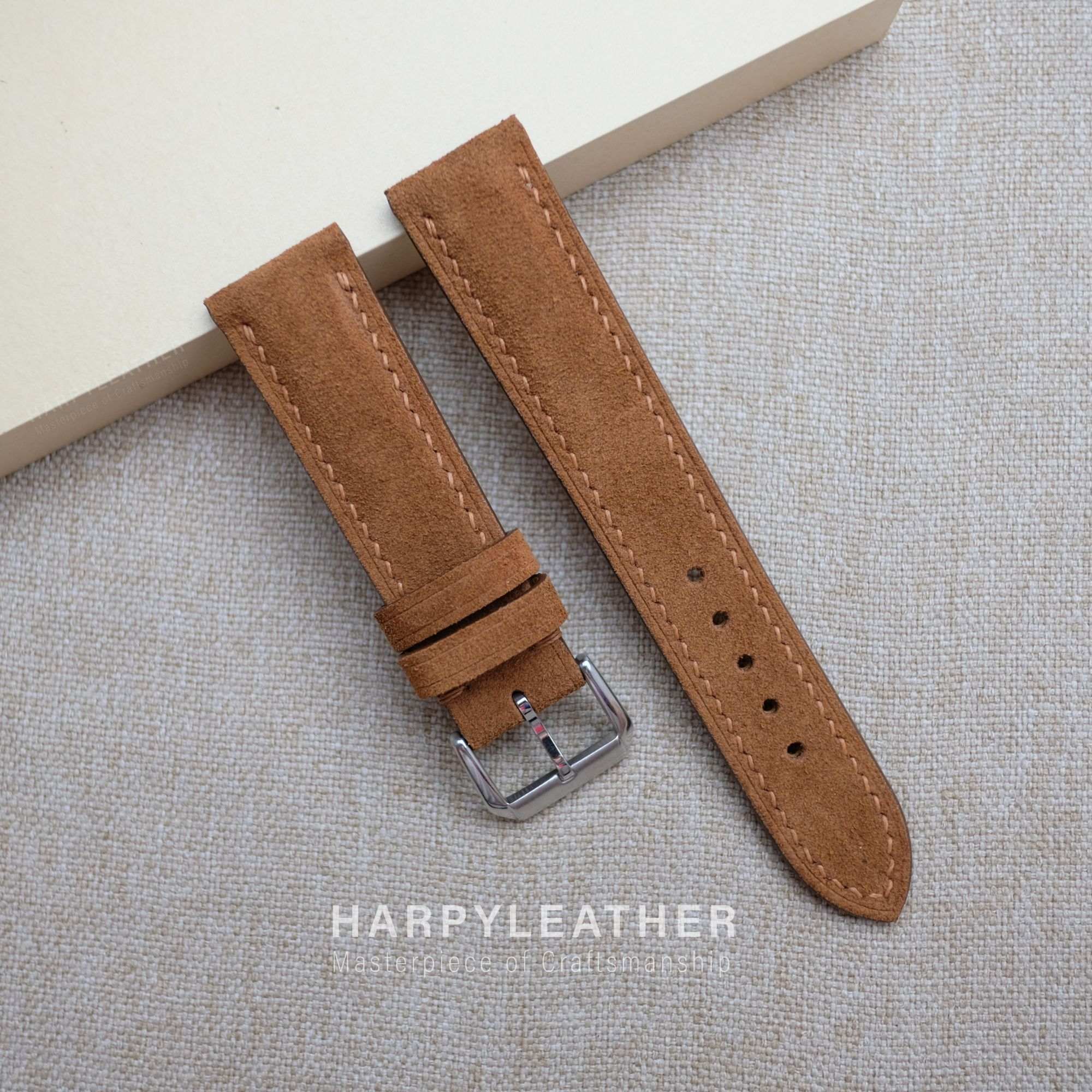 brown suede watch strap Brown-suede-watch-strap