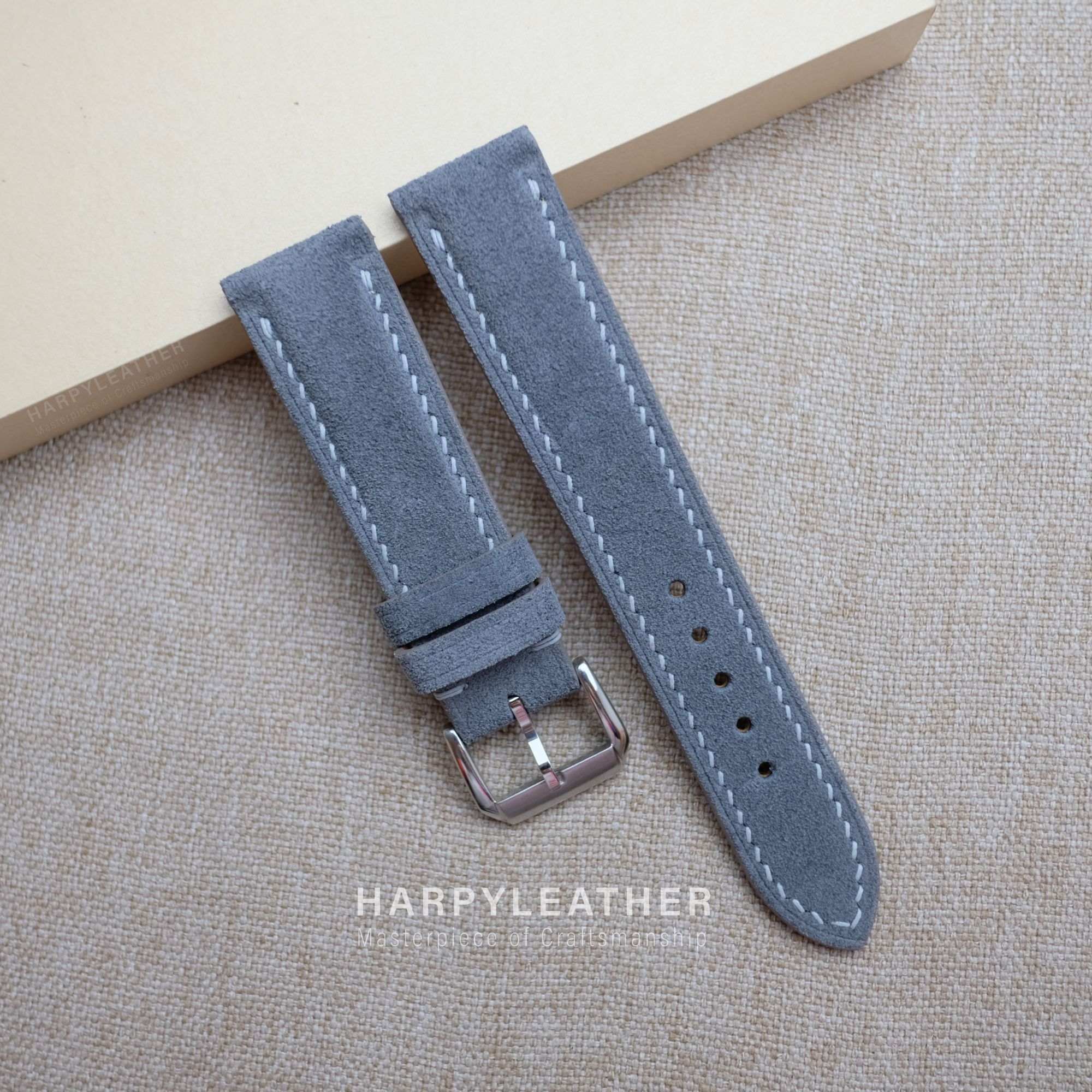 gray suede watch strap Gray-suede-watch-strap