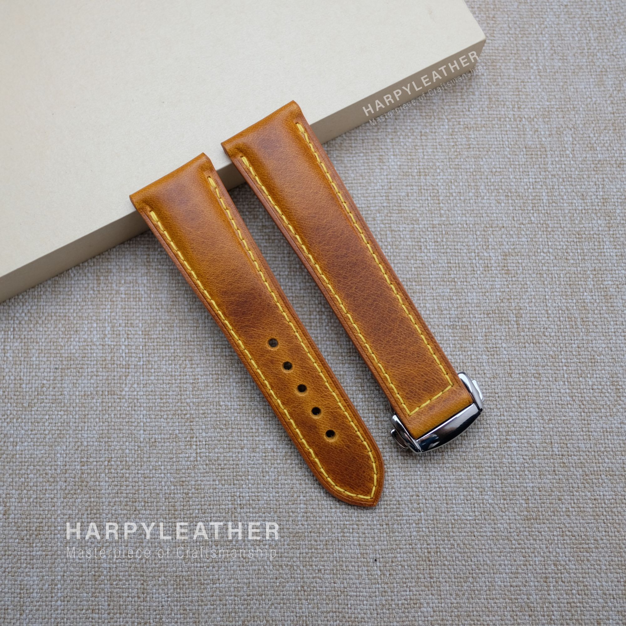 yellow waxy strap omega style clasp Yellow-waxy-strap-omega-style-clasp