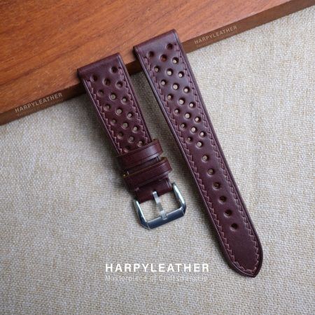 Chesnut Museum Rally Watch Strap for Luxury Watches Handmade